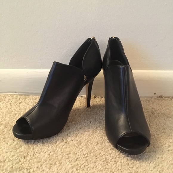 Madden Girl Shoes - Black bootie heels